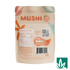 Mushi Shroom Gummies (5g) – Peach Bliss