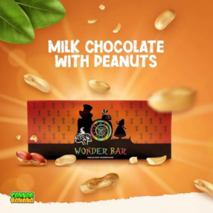 Wonder Bar Milk Chocolate With Peanuts 290mg